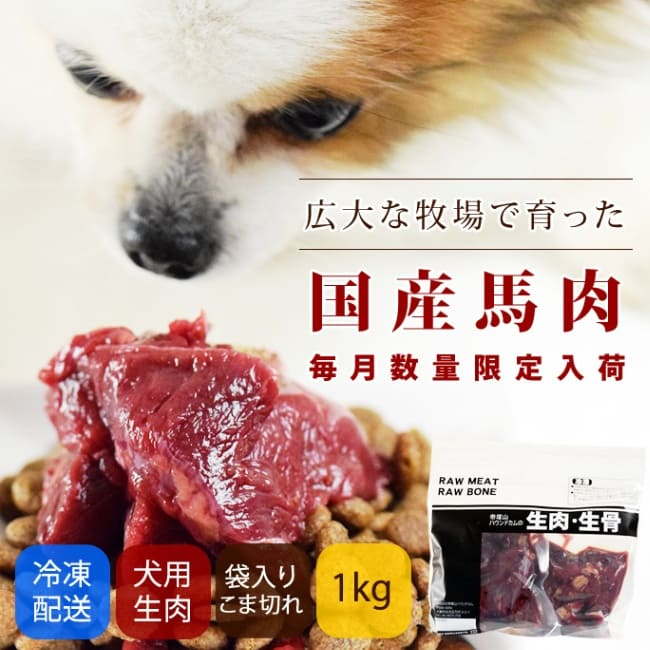 国産馬肉こま切れ